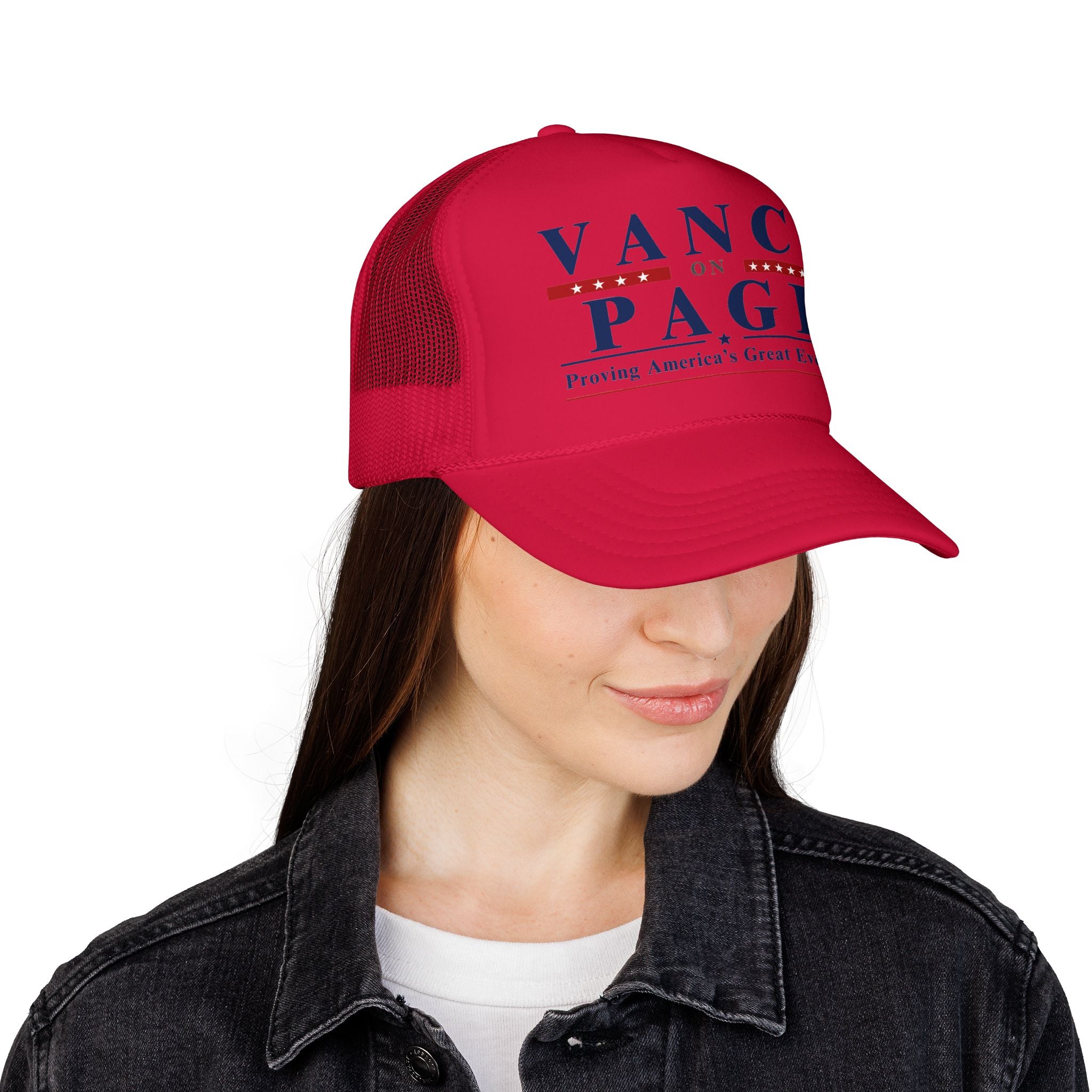 VANCE ON PAGE - Presidential Campaign Foam Trucker Hat