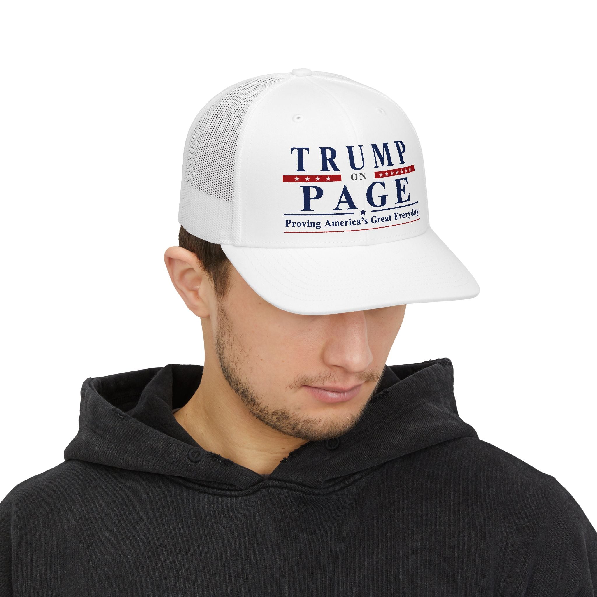 Vance on Page Snapback Trucker Cap — 'Proving America's Great Everyday' Hat