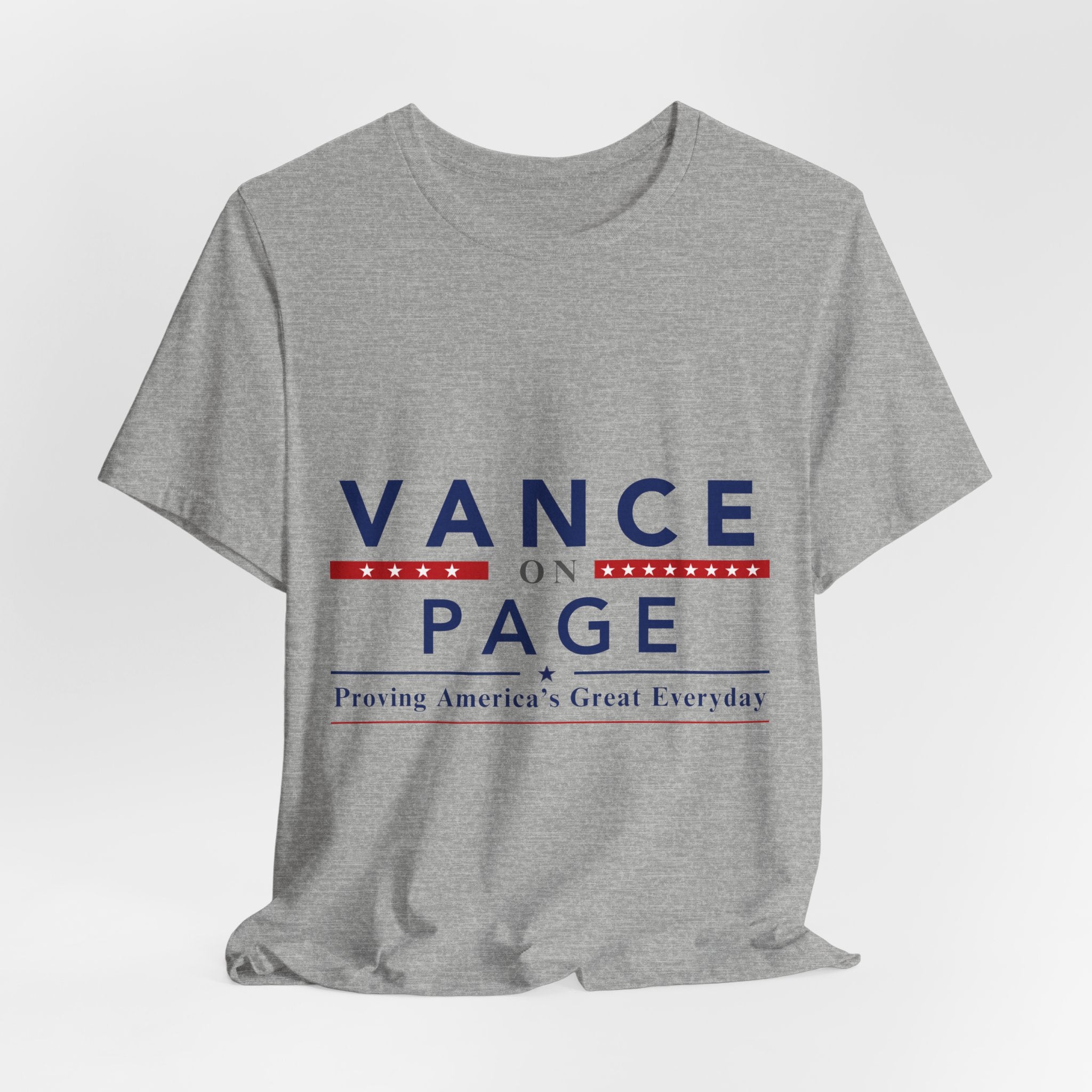 Vance on Page Political T‑Shirt — Patriotic Campaign Tee