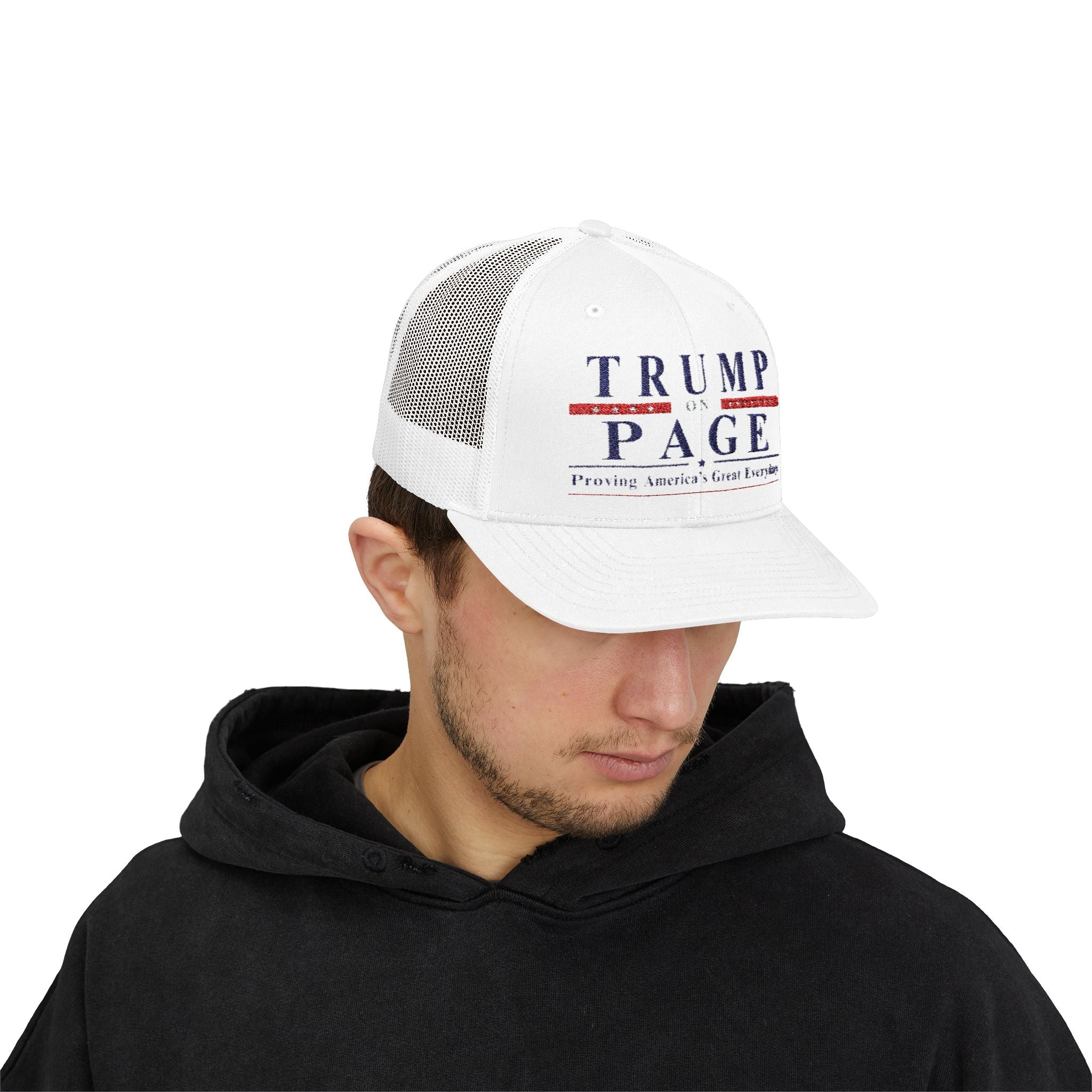 Embroidery Trucker Cap Snapback  - Prinitify