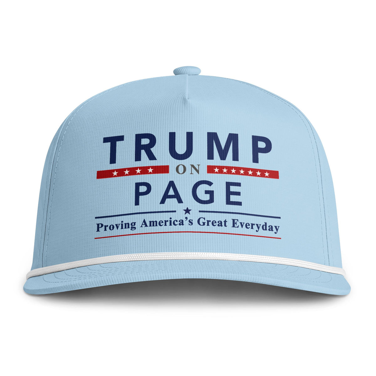 Rope Snapback Cap | "Trump on Page"