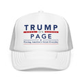 Foam Trucker Hat - "Trump On Page"