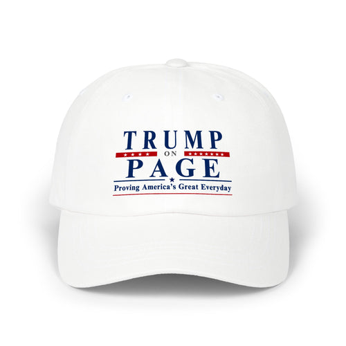 Copy of Copy of Copy of Copy of Copy of Baseball Hat - Trump On Page - DTF - Printify