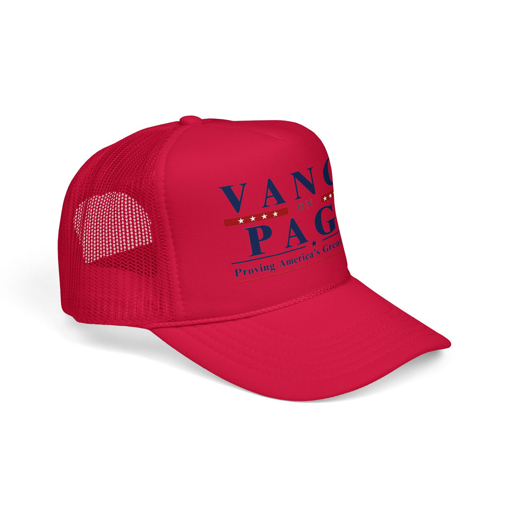 VANCE ON PAGE - Presidential Campaign Foam Trucker Hat