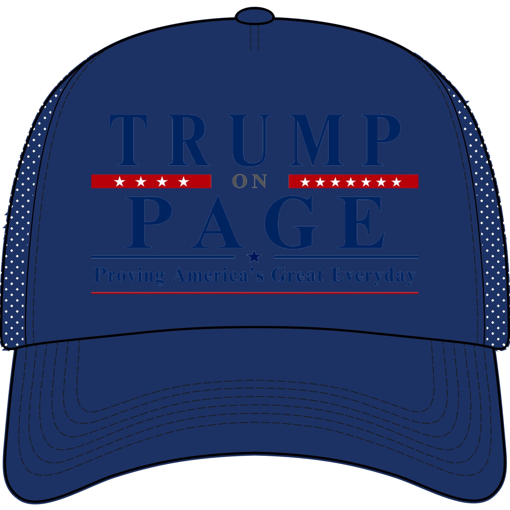 Trump on Page Foam Cap