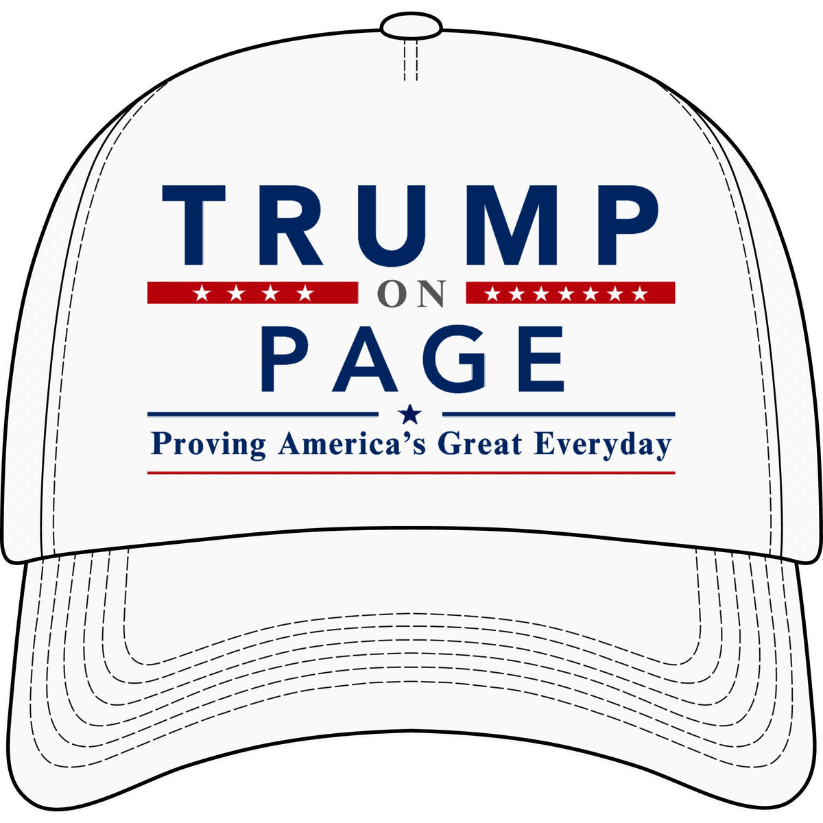 Trump on Page Foam Cap 2.0