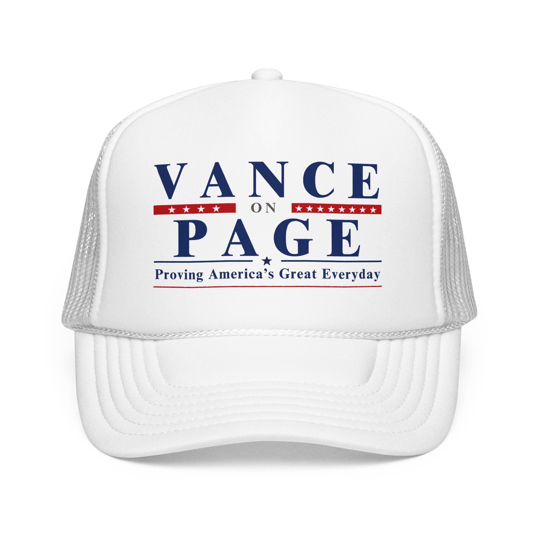 VANCE ON PAGE - Presidential Campaign Foam Trucker Hat