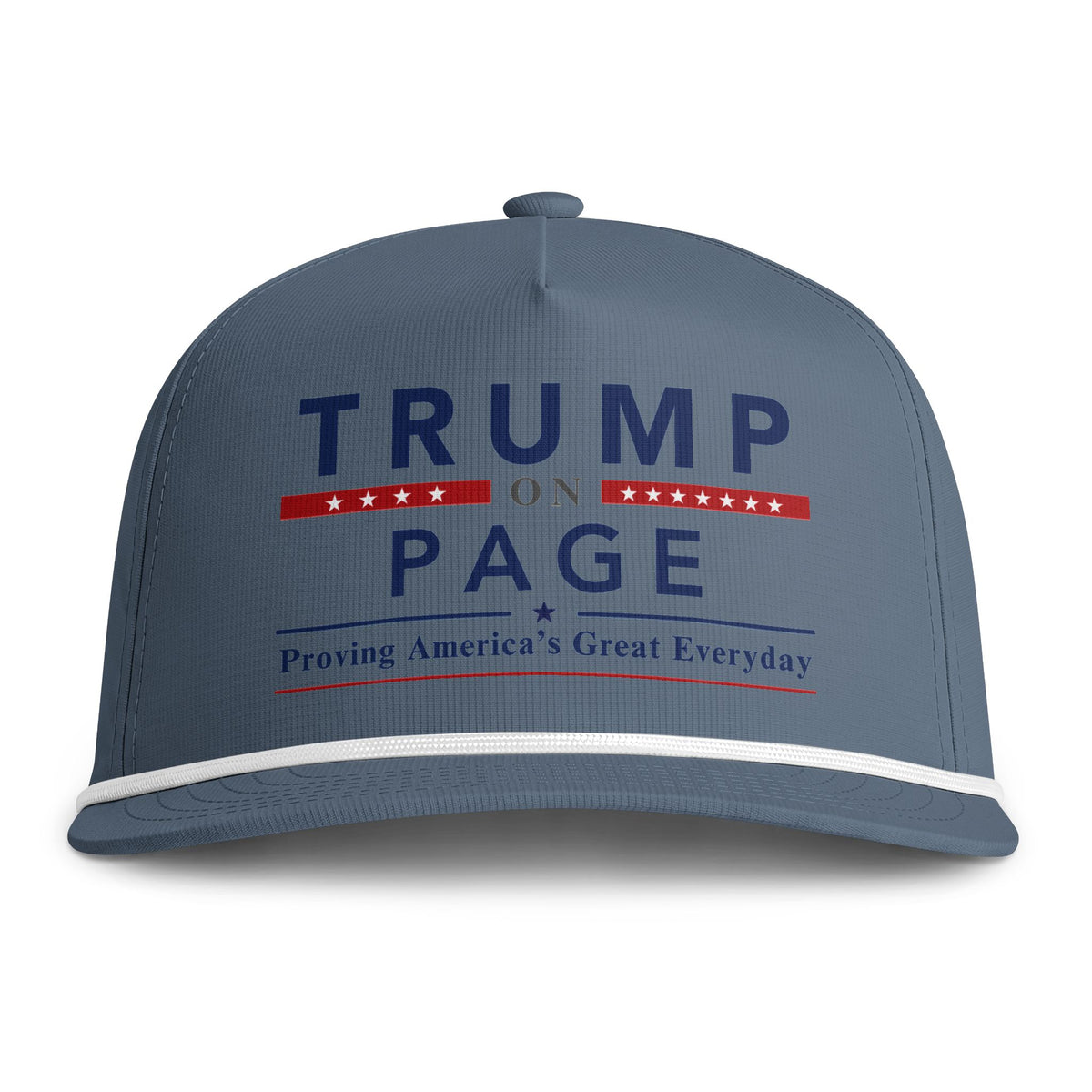 Rope Snapback Cap | "Trump on Page"