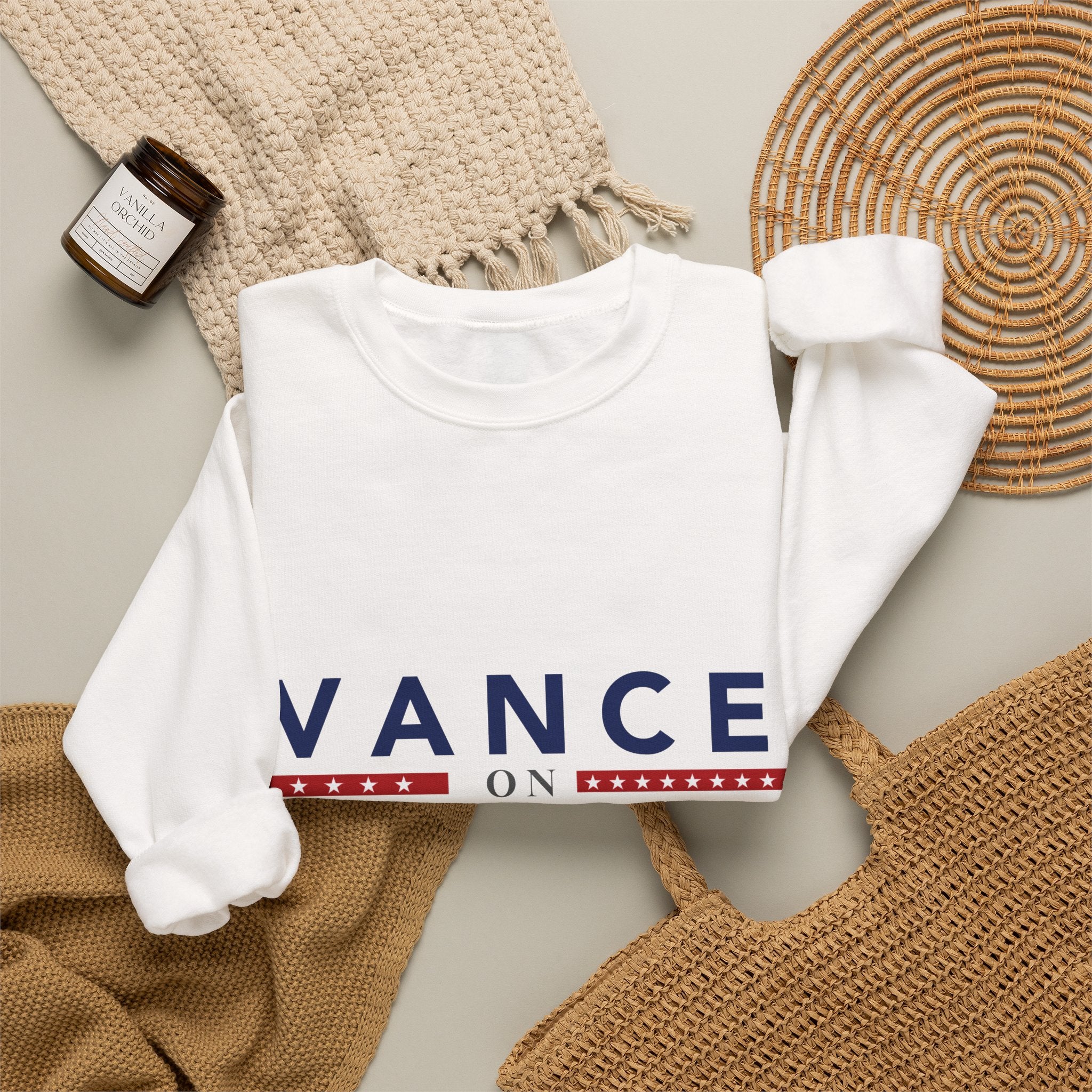 VANCE ON PAGE - Crewneck Sweatshirt