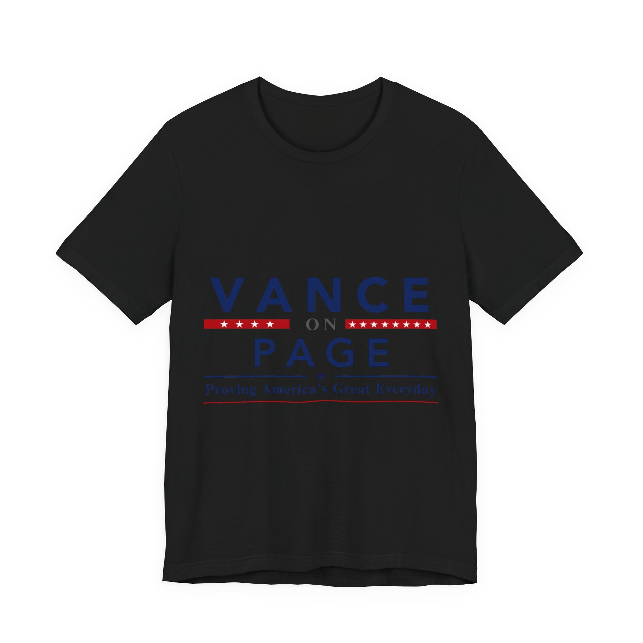 Vance on Page Political T‑Shirt — Patriotic Campaign Tee