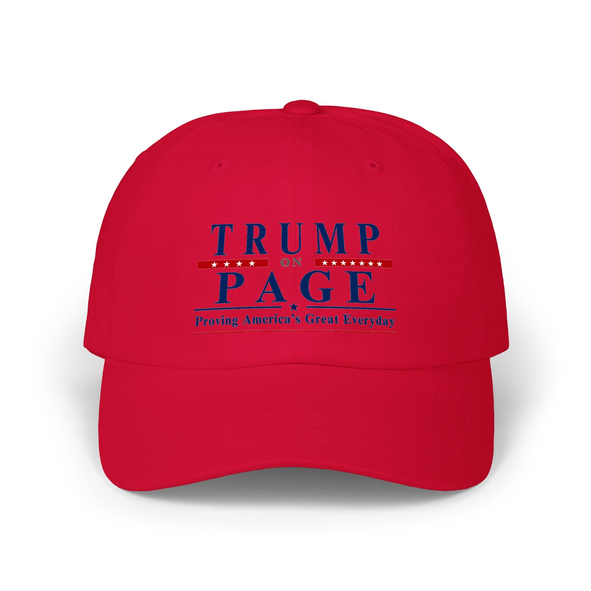 Baseball Hat - Trump On Page - DTF - Printify