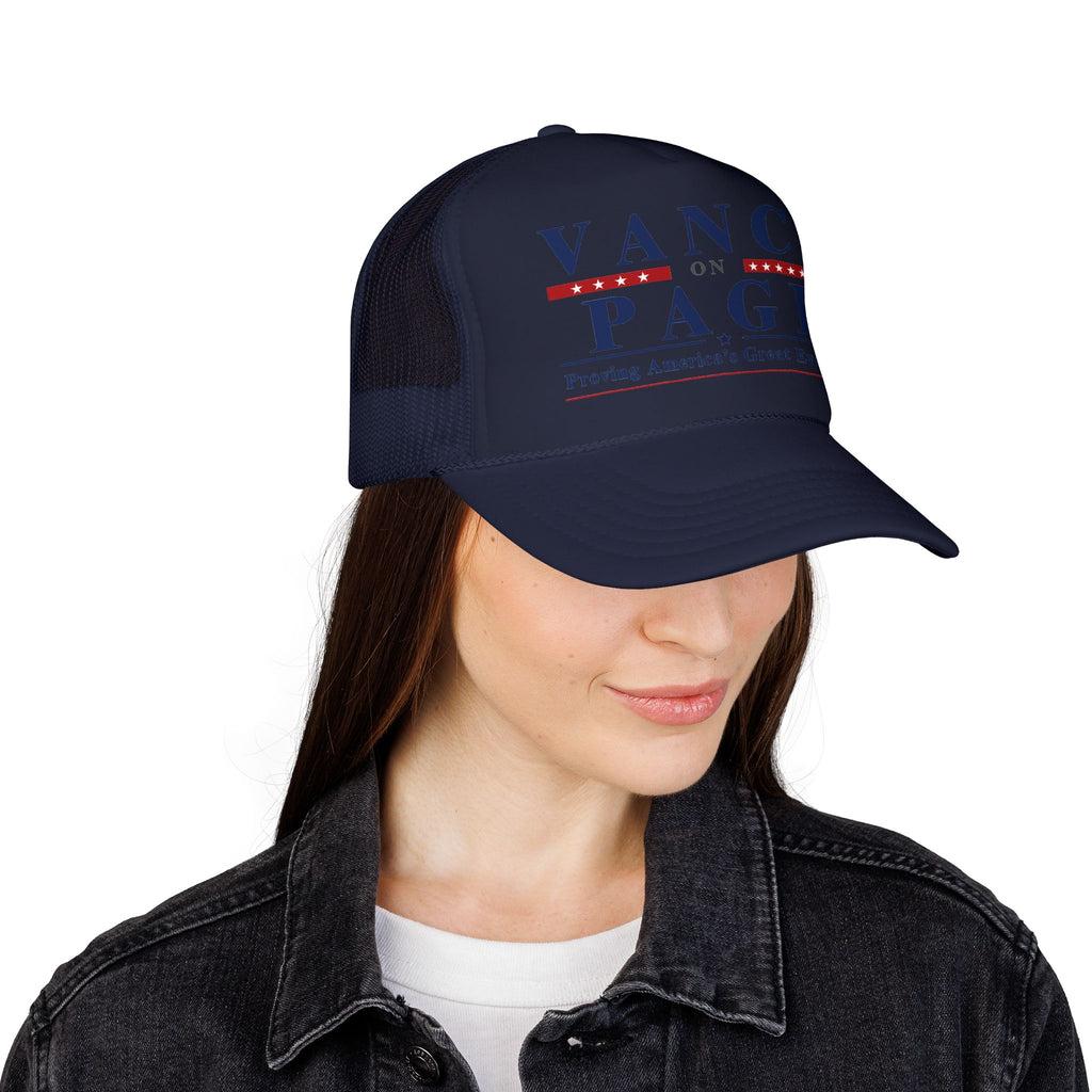 VANCE ON PAGE - Presidential Campaign Foam Trucker Hat