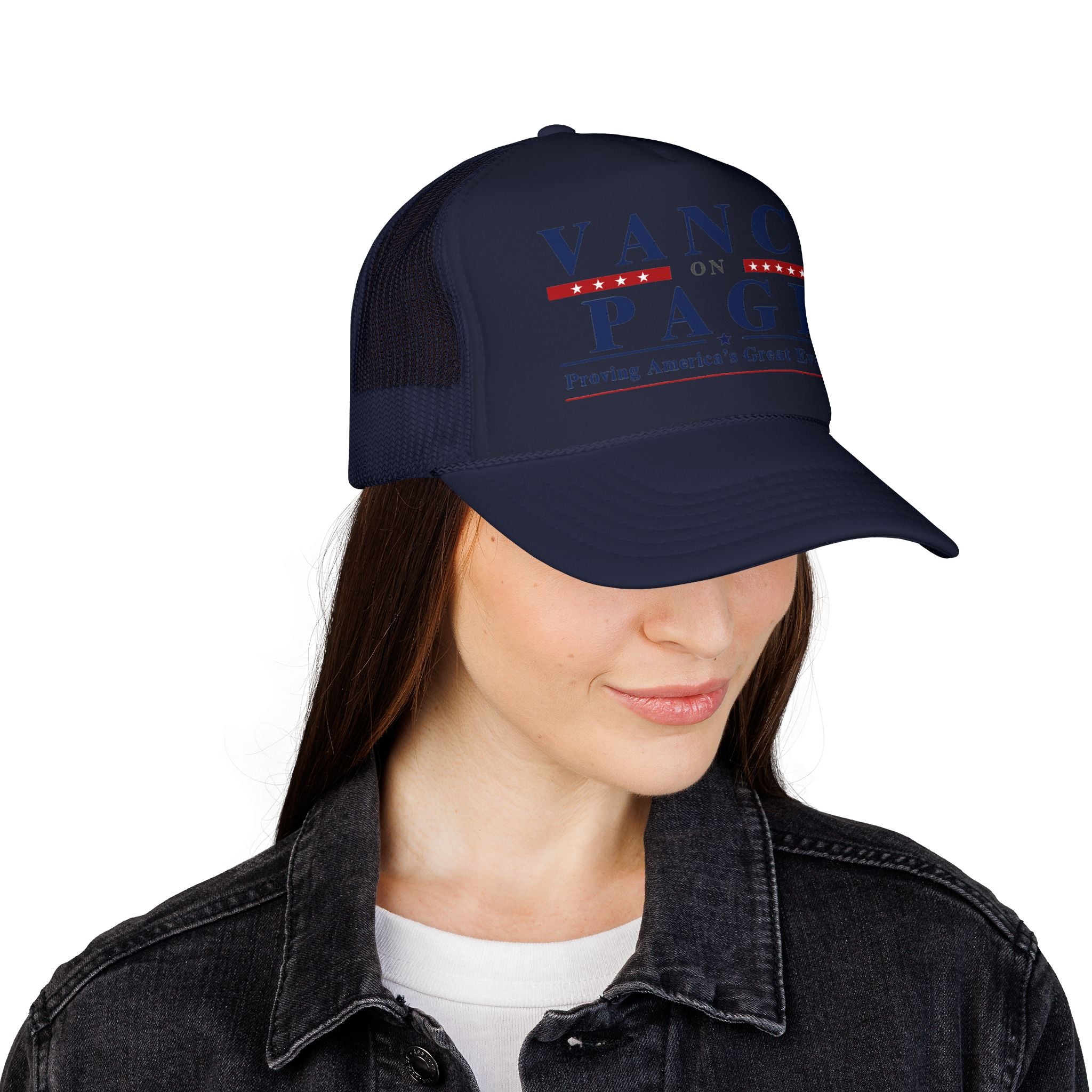 VANCE ON PAGE - Presidential Campaign Foam Trucker Hat