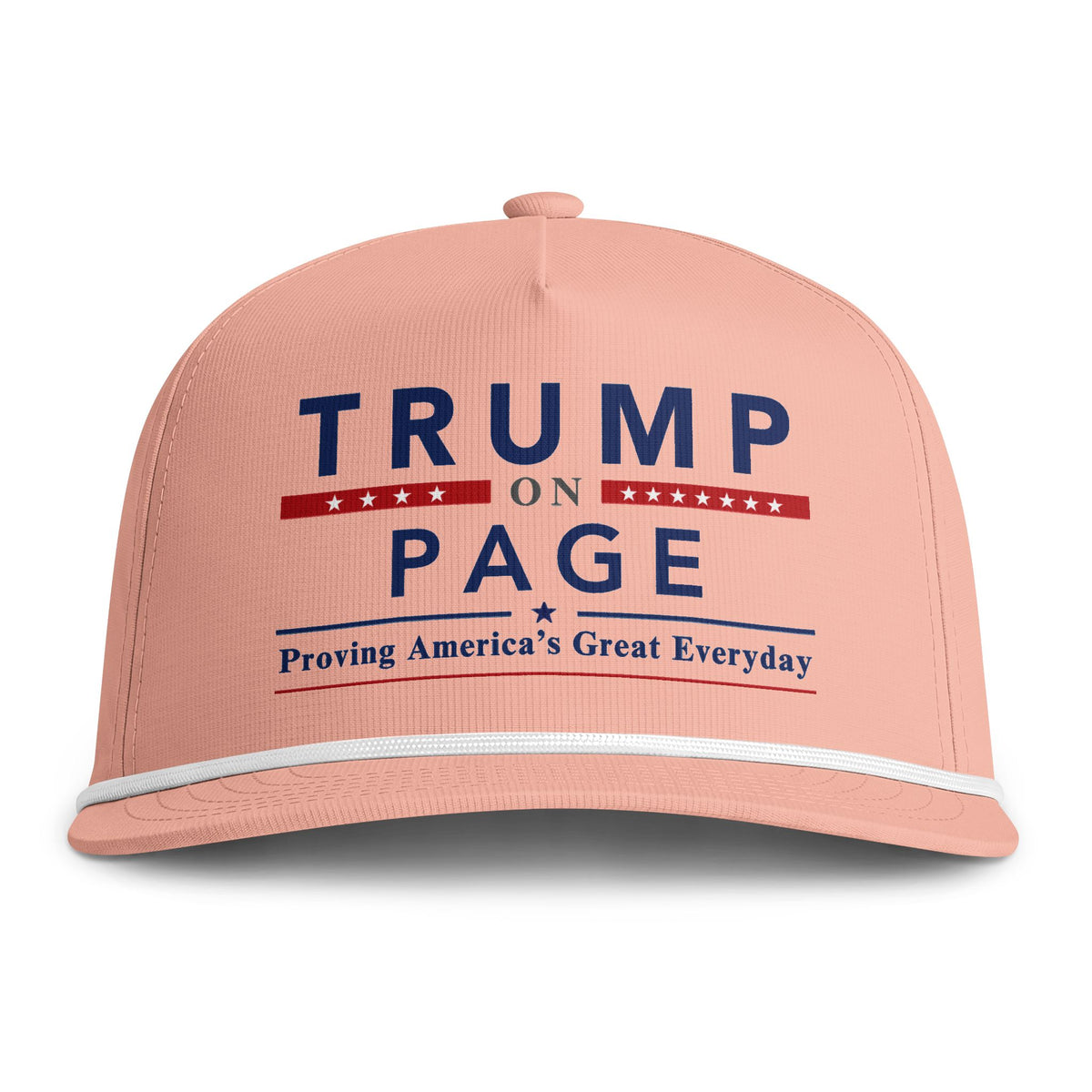 Rope Snapback Cap | "Trump on Page"