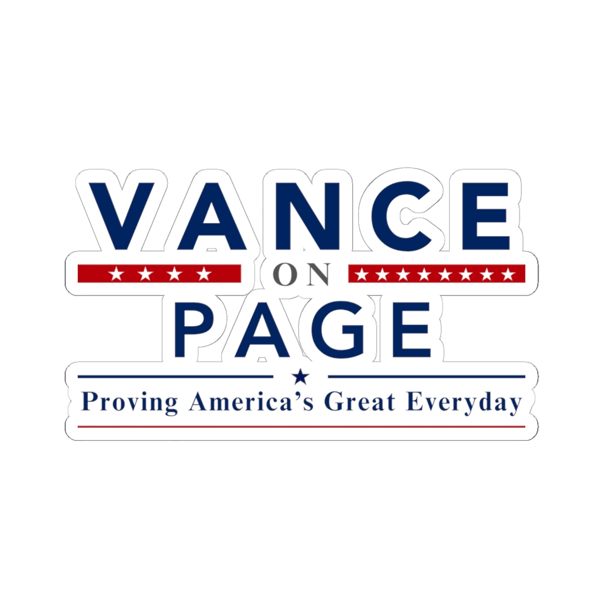 Sticker | "Vance On Page"