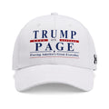 Trump on Page Baseball Cap