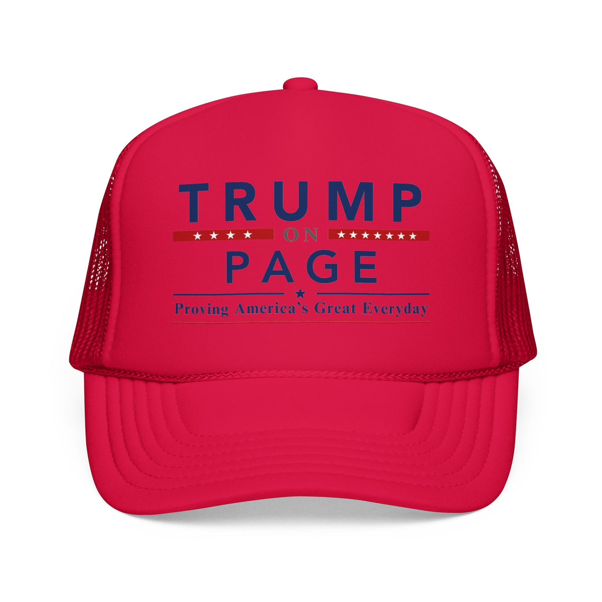 Foam Trucker Hat | "Trump On Page"
