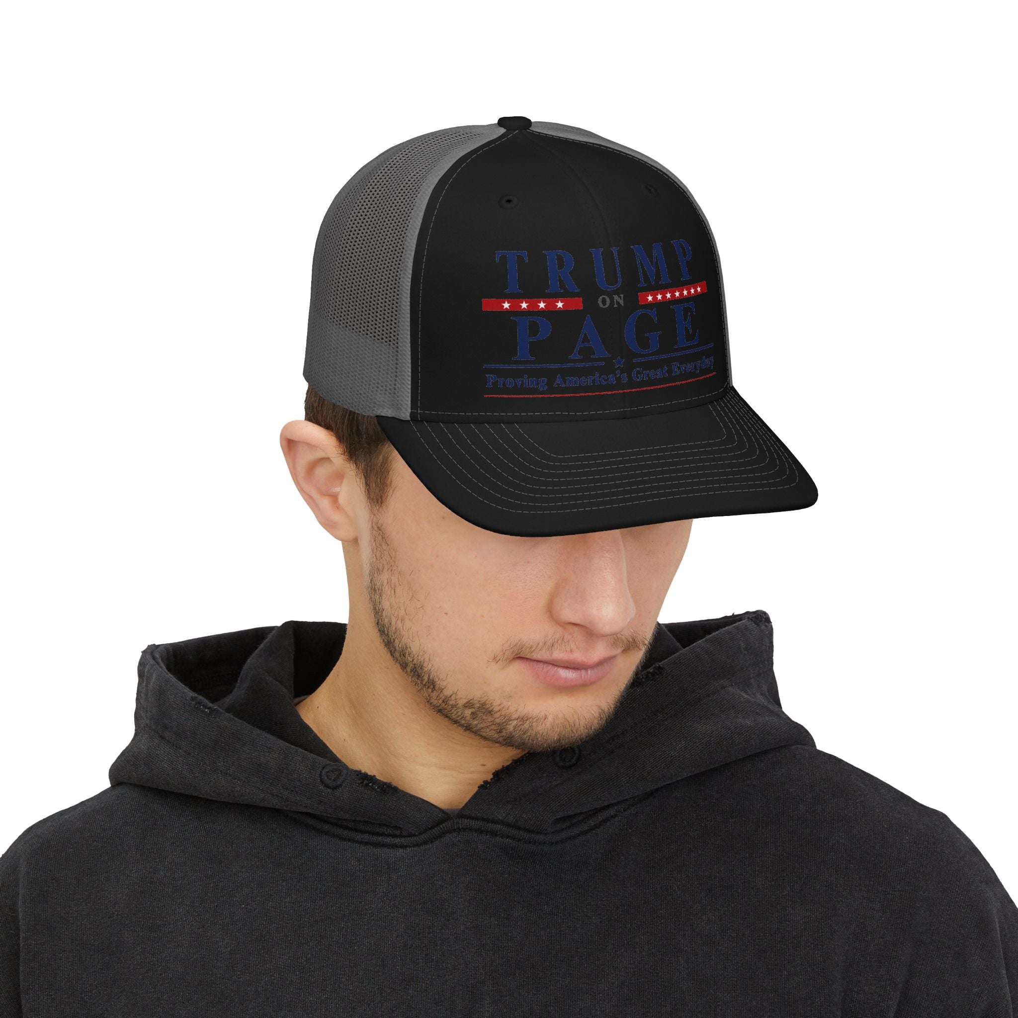 Vance on Page Snapback Trucker Cap — 'Proving America's Great Everyday' Hat