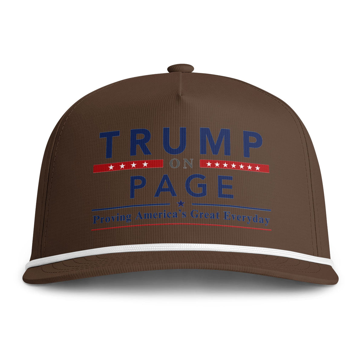 Rope Snapback Cap | "Trump on Page"
