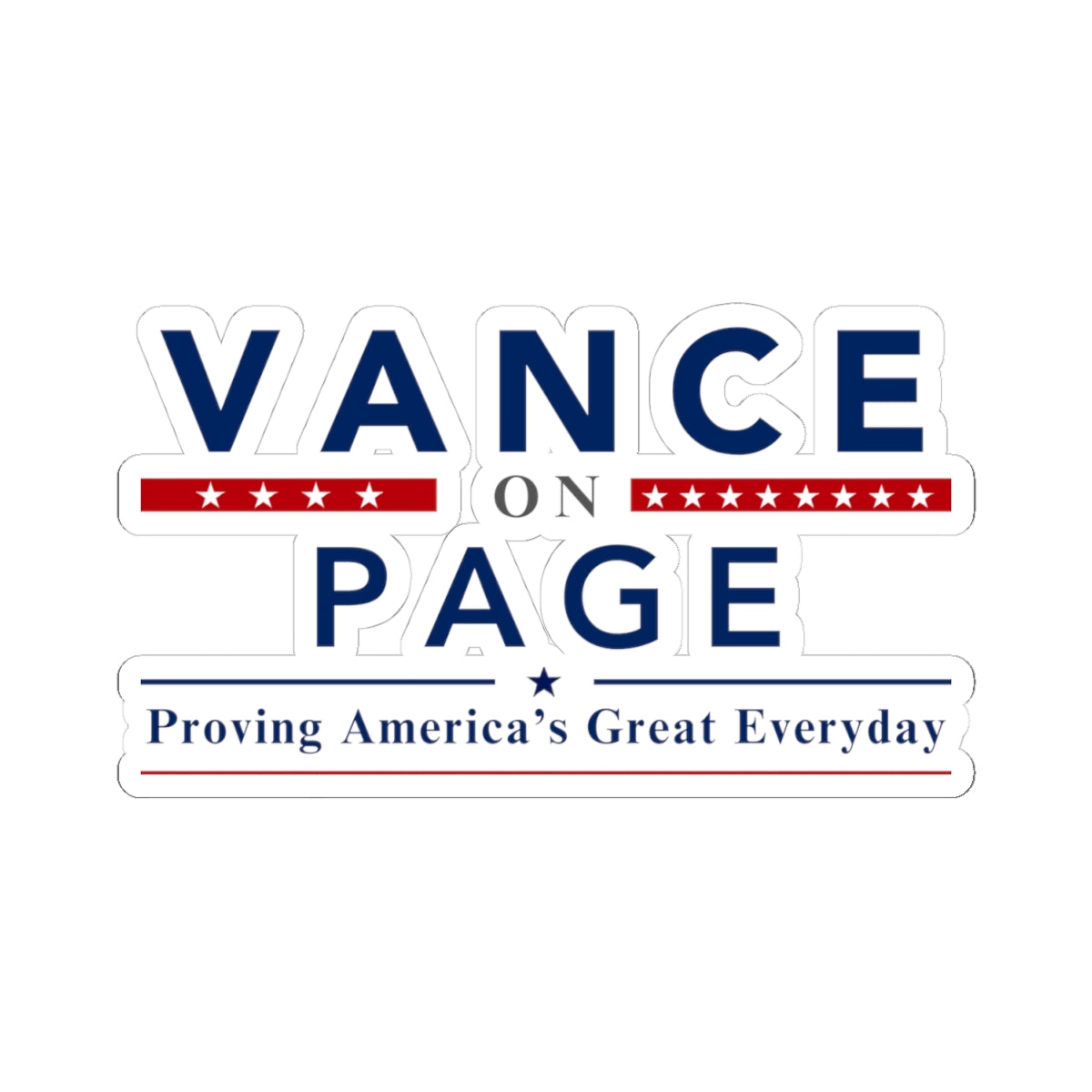 Sticker | "Vance On Page"