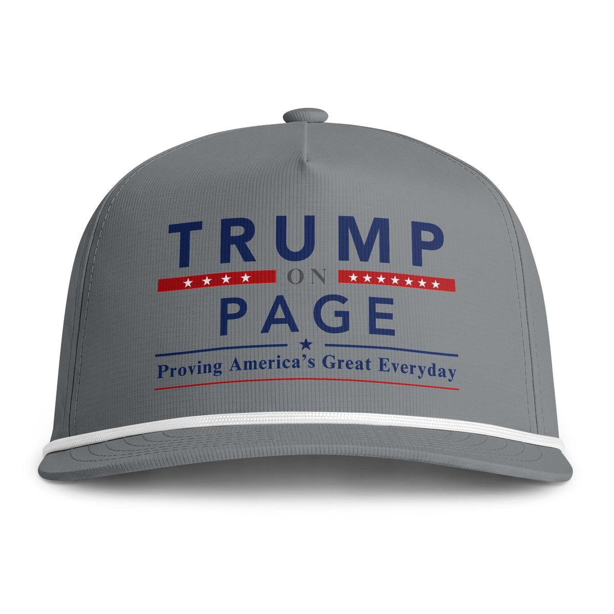 Rope Snapback Cap | "Trump on Page"