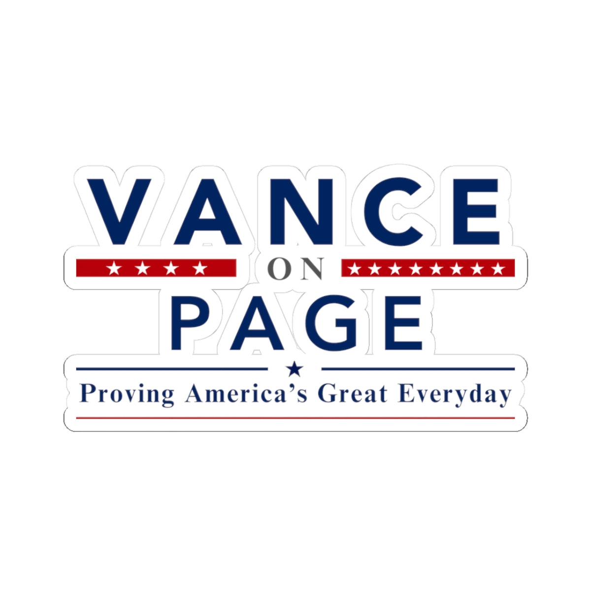 Sticker | "Vance On Page"